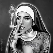Believe, motherf***er!. Traditional illustration project by Marta Rodriguez - 08.04.2015