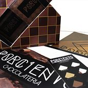 Packaging chocolate Porciento. Een project van Grafisch ontwerp y Packaging van David Carrion - 04.08.2015