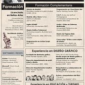 Mi último CV. Un proyecto de Diseño de Rocío Córdoba - 06.08.2015