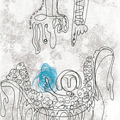 Extrañas mujeres de azul. Un proyecto de Bellas Artes, Escritura e Ilustración tradicional de Pablo Manuel M. R. - 06.12.2011