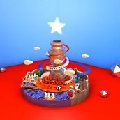 CHILE  copa americas. 3D project by Jorge Sfarcic - 08.09.2015