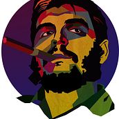 Ilustración│WPAP│Ernesto "Che" Guevara.. Design, Graphic Design, and Traditional illustration project by Ema Vivas - 08.11.2015