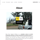 Radio Africa Magazine. Un progetto di Web development di Marc Espino - 12.08.2015