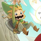 Link (Zelda). Un proyecto de Bellas Artes e Ilustración tradicional de Marco Francés Grau - 16.08.2015