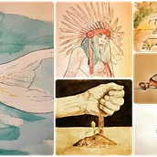 Ilustrando 365 días. Fine Arts, and Traditional illustration project by Dani Pangea - 08.18.2015