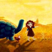 El viaje de Ceci. Traditional illustration, and Character Design project by Noemi Navarro - 08.09.2015