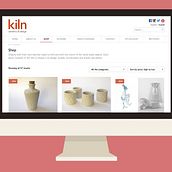 Kiln, Ceramics & design - Tienda online para un taller de cerámica que vende objetos de artesanía. Web Design, and UX / UI project by Diego García de Enterría Díaz - 08.30.2015