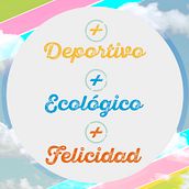 + deportivo  + ecológico + felicidad. Art Direction project by juan sebastián - 09.10.2015