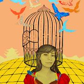 la jaula que abre en días de dicha. Projekt z dziedziny Trad, c i jna ilustracja użytkownika MAy Medina - 14.09.2015