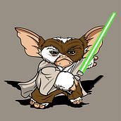 Master Mogwai. Traditional illustration project by Said Peña Amezcua - 09.13.2015