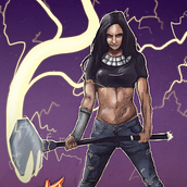 The Thunder Hammer. Comic, and Traditional illustration project by Germán Santero Moreno - 09.14.2015