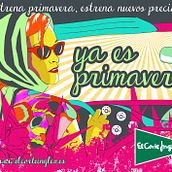 Ya es primavera en El Corte Inglés. Graphic Design project by conchigil - 09.19.2015
