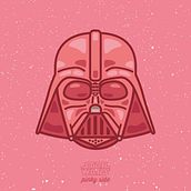 STAR WARS - ICONS & LETTERING. Art Direction, Graphic Design, Traditional illustration, T, and pograph project by Alejandro Parrilla - 09.22.2015