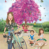 ilustraciones personalizadas 2 Ein Projekt aus dem Bereich Traditionelle Illustration von Pilar Sánchez Díaz - 24.04.2016