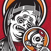 Santos Vectores. Traditional illustration project by Ginés Jiménez - 09.27.2015