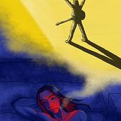 "Turn the Page" (Bob Seger) - "Ilustración, nudo y desenlace". Un proyecto de Ilustración tradicional de Enka Rico Guzmán - 05.10.2015