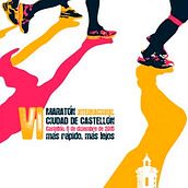 Cartel VI Maratón Internacional Ciudad de Castellón 2015. Design project by MIREIA G. LLEÓ - 01.15.2015