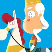 Funny King, Funny Horse. Un progetto di Animazione, Character design e Illustrazione tradizionale di Hugo Herrera - 03.10.2015