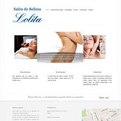 Salón de Belleza Lolita. Een project van  Webdevelopment y Webdesign van Ven a Internet - 13.10.2011