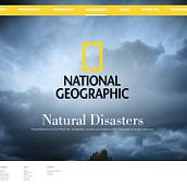 National Geographic - Natural Disaters (Concepto). Un proyecto de Diseño interactivo, Diseño Web y UX / UI de Alfonso Rodríguez - 08.10.2015