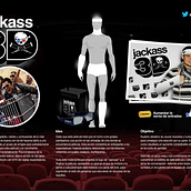 Acción de marketing para "Jackass 3D". Br, ing & Identit project by Begoña Baeza Bonmati - 10.12.2013