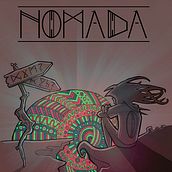 Portada NÓMADA (demo) Ein Projekt aus dem Bereich Grafikdesign und Traditionelle Illustration von Juls Benot - 30.09.2015