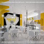 Revélate! Cafetería-librería. 3D, Design & Interior Design project by Alexandra Martínez - 10.13.2015