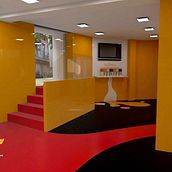 Proyecto local take away. 3D, Interior Architecture, Design, Interior Design, Furniture Design, Making, and Traditional illustration project by Alexandra Martínez - 10.13.2015