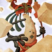 Chamanes. Traditional illustration project by Andrés Sanz González - 10.15.2015