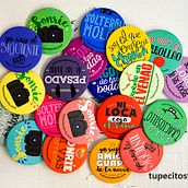 Chapas para bodas Tupecito´s Family. Un proyecto de Diseño de producto de Alfonso - 15.10.2015