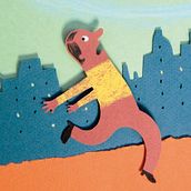 "El senyor, el barret i el cacauet", cuento infantil de Pere Puig.. Un progetto di Illustrazione tradizionale di Pere Puig - 16.01.2015