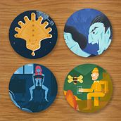 Diseño editorial. Traditional illustration project by Borja Pedrajas Cerezo - 10.17.2015