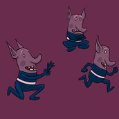 personajes y varios. Animation, Fine Arts, Br, ing, Identit, Comic, Game Design, Character Design, Traditional illustration, and Advertising project by David Carmelo Rodriguez Calvo - 10.18.2015