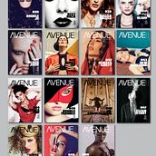 PORTADAS REVISTAS AVENUE ILLUSTRATED. Een project van Redactioneel ontwerp van Martha Catalina López Díaz - 19.10.2015