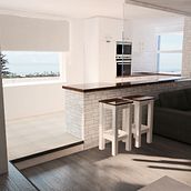 Propuesta para reforma  de apartamento en La Nogalera. Torremolinos. 3D, Architecture, Interior Architecture, Interior Design & IT project by U Pagoaga - 10.21.2015