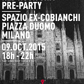Red Hook Crit Milano No.6 - Pre-Party Poster. Un proyecto de Dirección de arte, Diseño, Diseño gráfico, Fotografía, Gestión del diseño y Tipografía de Armand Paul Quiroz - 21.10.2015