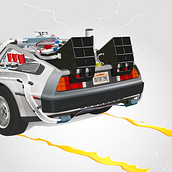 Back to the Future Tribute. Un proyecto de Dirección de arte, Diseño gráfico e Ilustración tradicional de Gonzalo Sainz Sotomayor - 22.10.2015