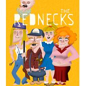 THE REDNECKS (Mi Proyecto del curso Diseño y Creación de Personajes). Character Design, and Traditional illustration project by pardo - 10.24.2015