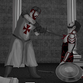 The Warrior´s Sacrifice - Cortometraje de animación 2D/3D. Un progetto di Animazione, Illustrazione tradizionale, Motion graphics, Cinema, video e TV e Postproduzione fotografica di Daniel Bezier - 26.10.2015