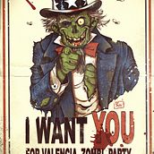 I want you for Valencia Zombi Party. Comic e Ilustração tradicional projeto de Pau Margaix Aranda - 26.10.2015