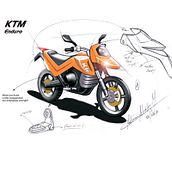 MOTORBIKE DESIGN. Muestra de sketching y Diseno para Kiska en Austria. Automotive Design project by Adrian Schafer - 06.30.2007