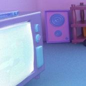 salon simpsons primeros renders. 3D, Animation, Film, Lighting Design, Interior Design, and Graphic Design project by victor miguel peñas cogolludo - 10.27.2015