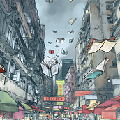 Ilustración portada. Comic, and Traditional illustration project by Adolfo Arranz - 10.28.2014