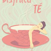 Mi proyecto - Disfruta-Té Hornimans. Traditional illustration project by Beatriz Rubio Fernández - 10.31.2015