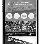 The Style Outlets app. Un progetto di Product design e UX / UI di Olga Constanza - 30.06.2015