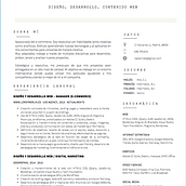 Curriculum Vitae - Isabel Mate. Web Development, Web Design, Marketing, UX / UI, and Video project by Isabel - 12.06.2016