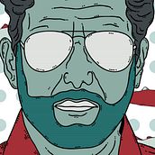 Tributo a Andrés Calamaro. Un proyecto de Ilustración tradicional de javier romero infante - 06.11.2015