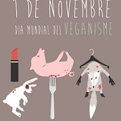 Il.lustració pel dia mundial del veganisme. Un proyecto de Diseño de complementos, Diseño de producto, Diseño gráfico e Ilustración tradicional de redfox - 08.11.2015