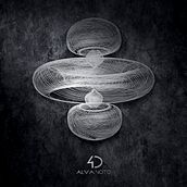 CD Cover - Alva Noto. Graphic Design, and Traditional illustration project by Inés Poggio - 11.09.2015
