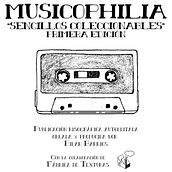 Musicophilia: Sencillos coleccionables y fanzine [#Autoedición #Risografía]. Fine Arts, Editorial Design, and Traditional illustration project by Pilar Barrios Varela - 11.05.2015